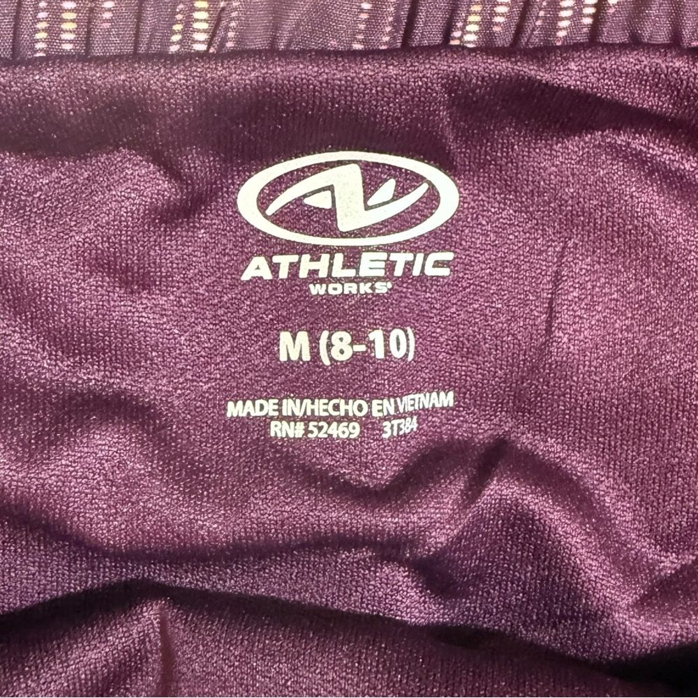 Women's Purple Patterned Shorts - Picture 2 of 11